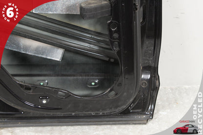 2011-2018 Porsche Cayenne 958 Rear Left Driver Side Door Shell Black OEM