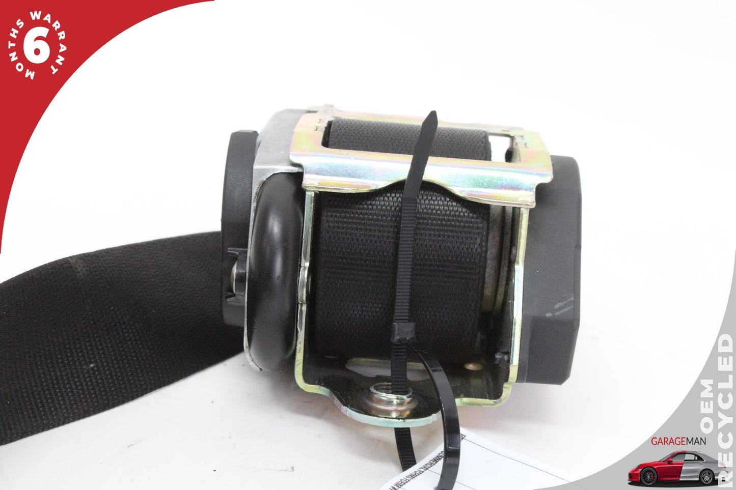 1999-2005 Porsche 911 996 Front Left Driver Side Seat Belt Black 561103201 OEM