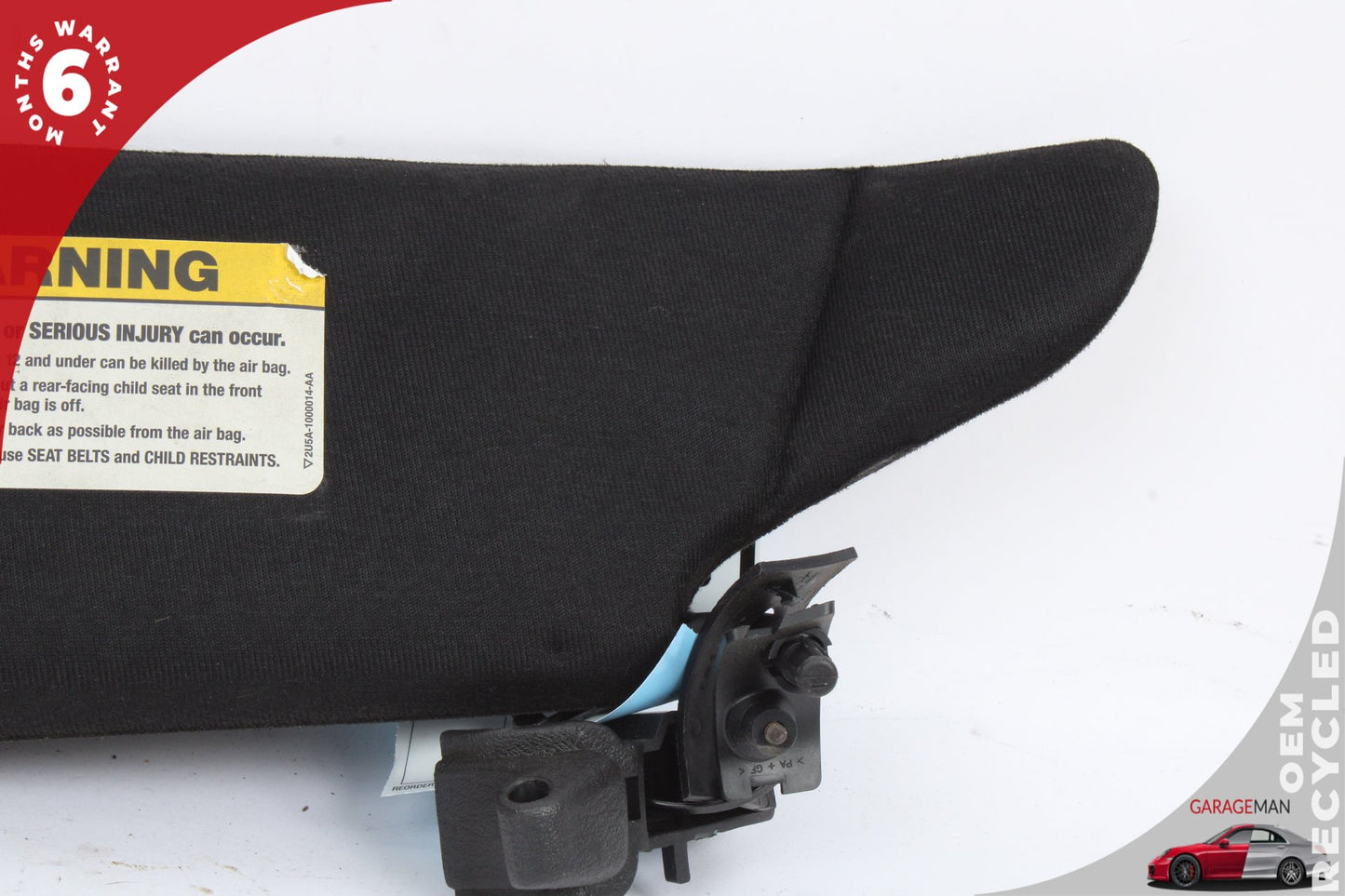 2002-2005 Ford Thunderbird Front Right Side Sun Visor Black 1W637604132ACW OEM