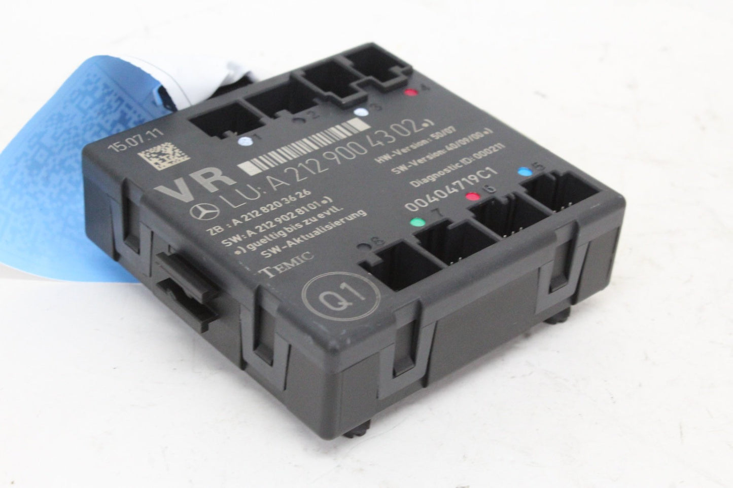2008-2014 Mercedes C250 CDI W204 Right Front Door Control Module 2129004302