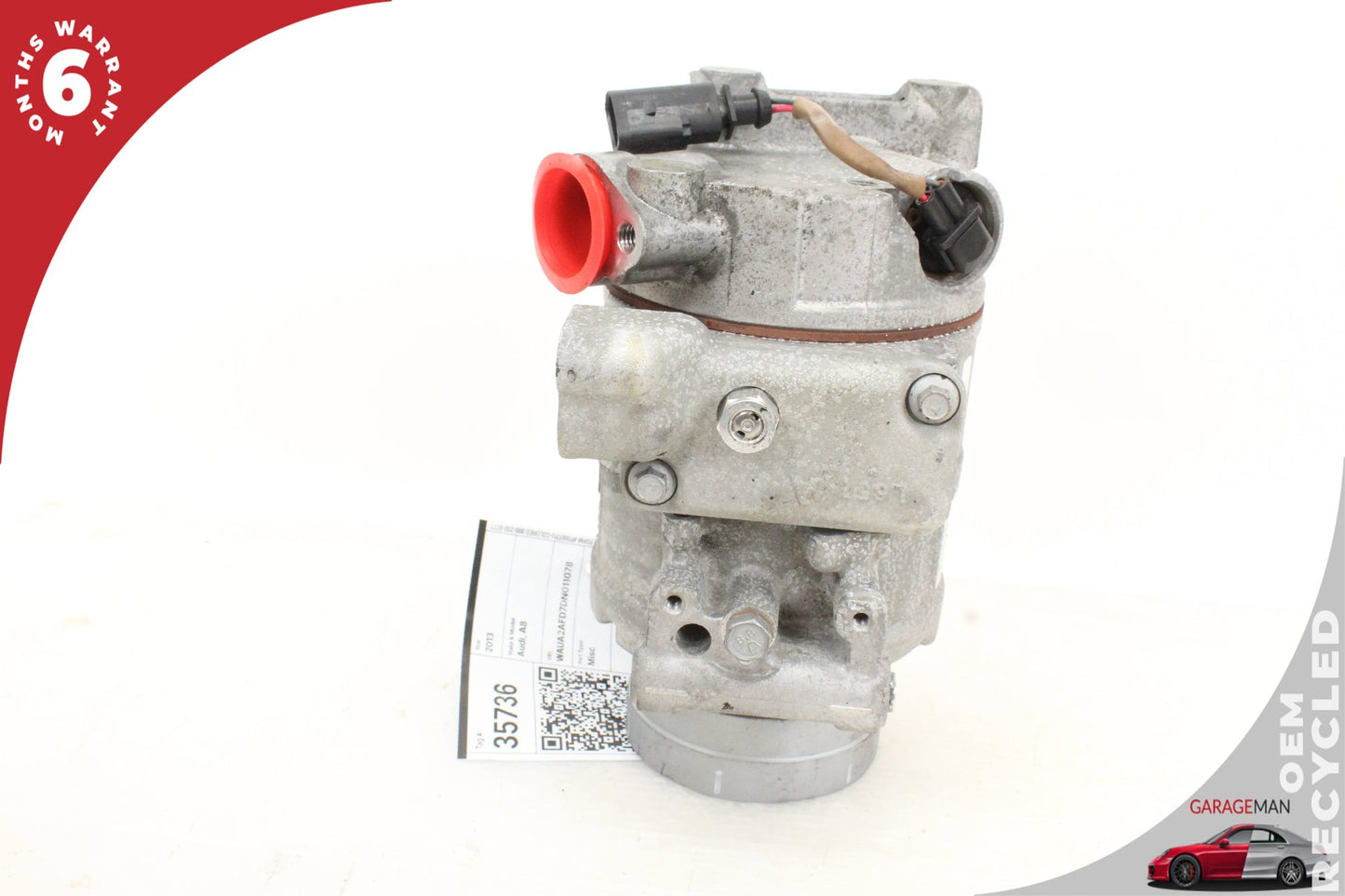 2013-2018 Audi A8 S8 4.0L Engine AC A/C Air Conditioning Compressor 4H0260805H