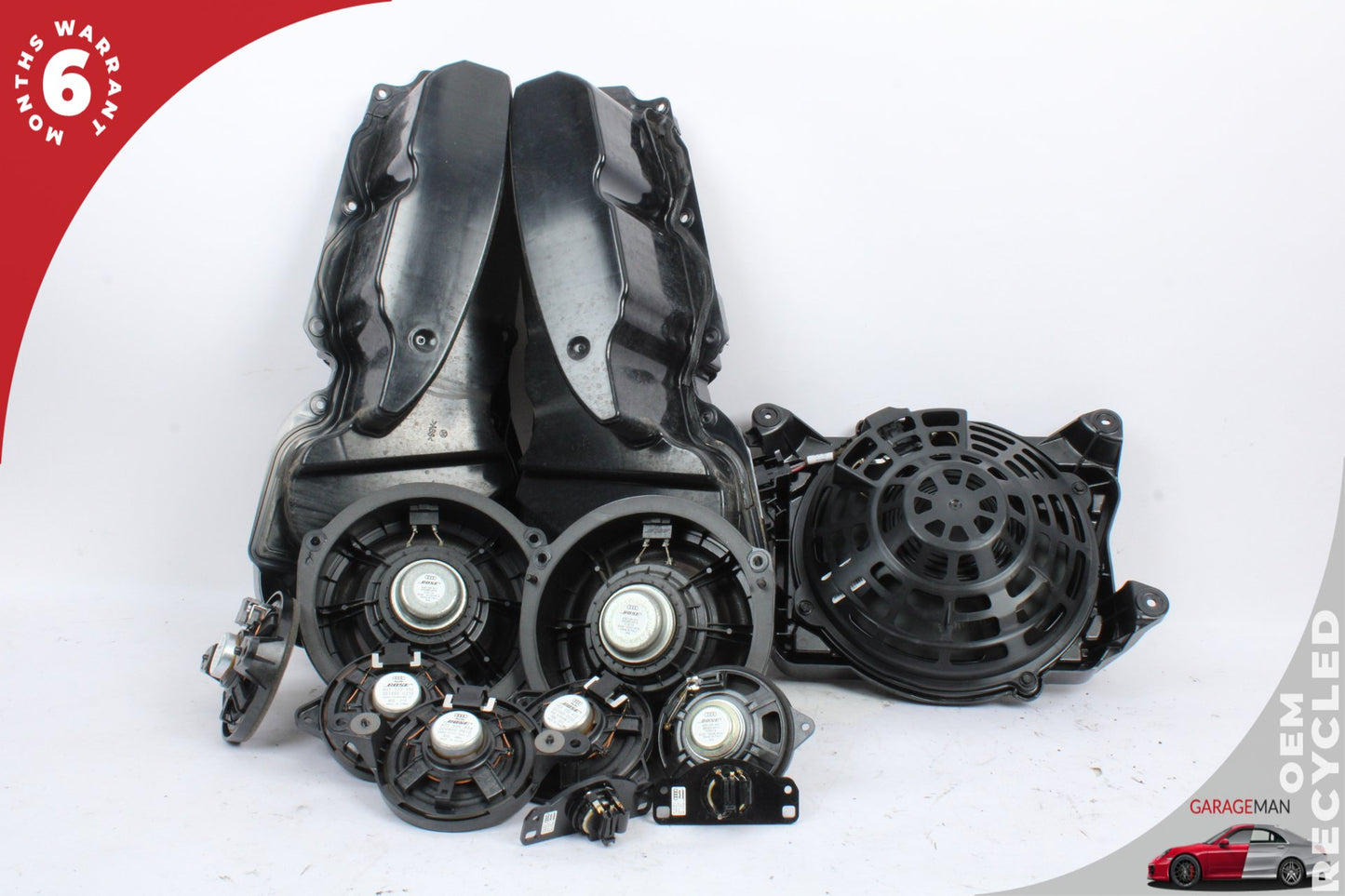 2012-2018 Audi A6 Sedan Front/Rear Left and Right Side Audio Speakers Set of 12