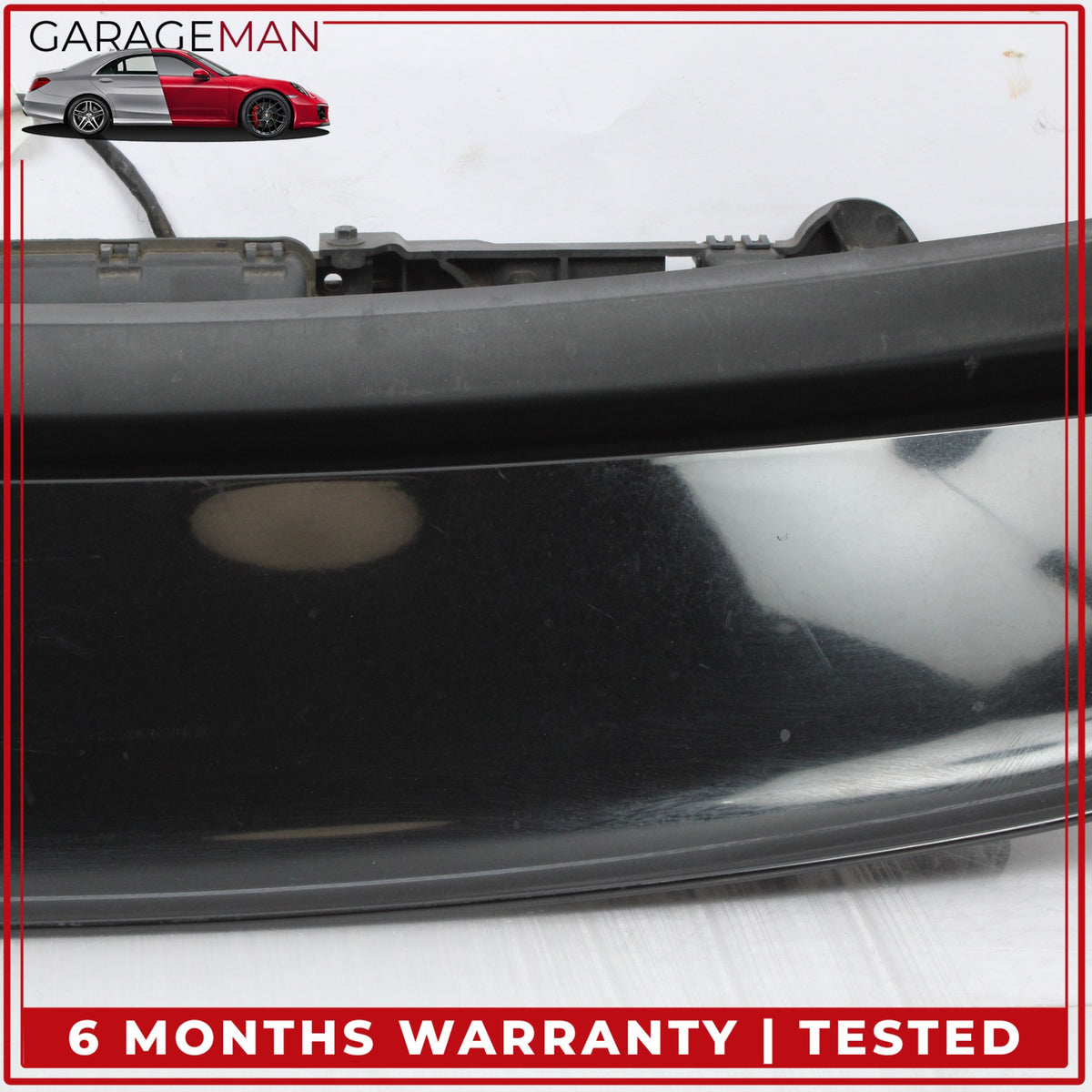 2010-2013 Porsche Panamera 970 Rear Tailgate Trunk Lid Spoiler Wing Black OEM