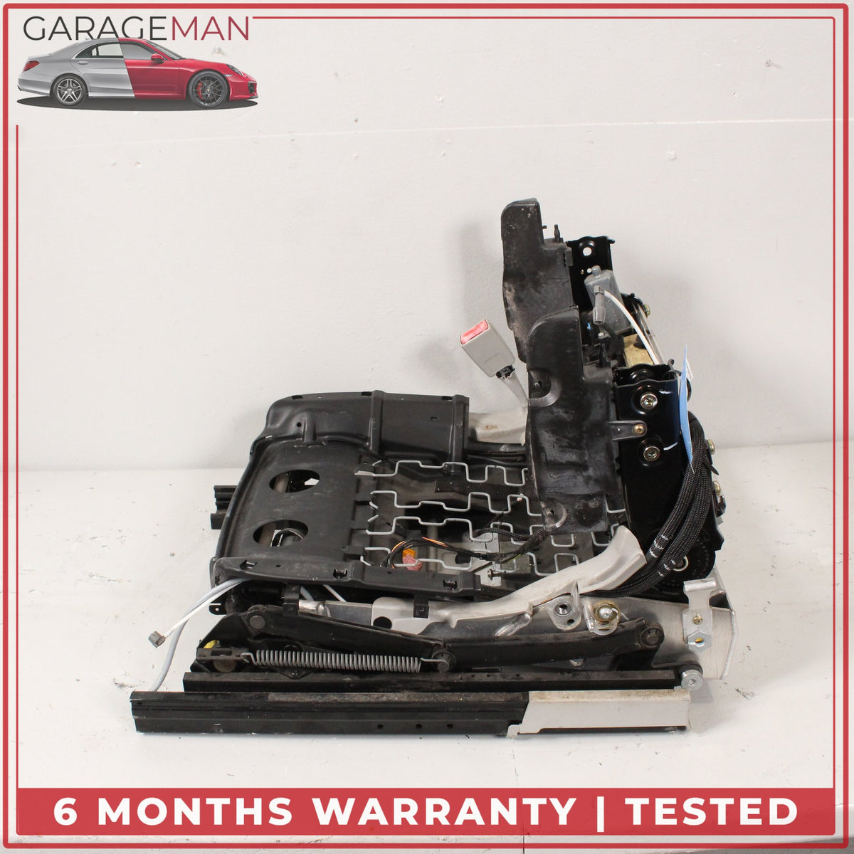 2003-2012 Mercedes R230 SL500 SL63 AMG Front Left Seat Track Rail Frame OEM