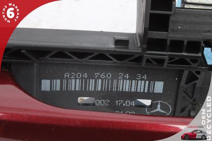 2012-2018 Mercedes W218 CLS550 Right Passenger Side Exterior Door Handle Red OEM