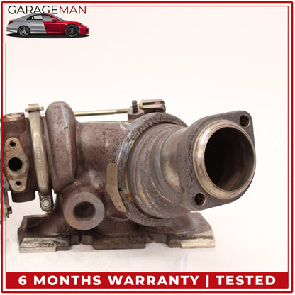 2014-2020 Mercedes W212 E400 M276 Left Turbocharger Turbo Charger Manifold OEM