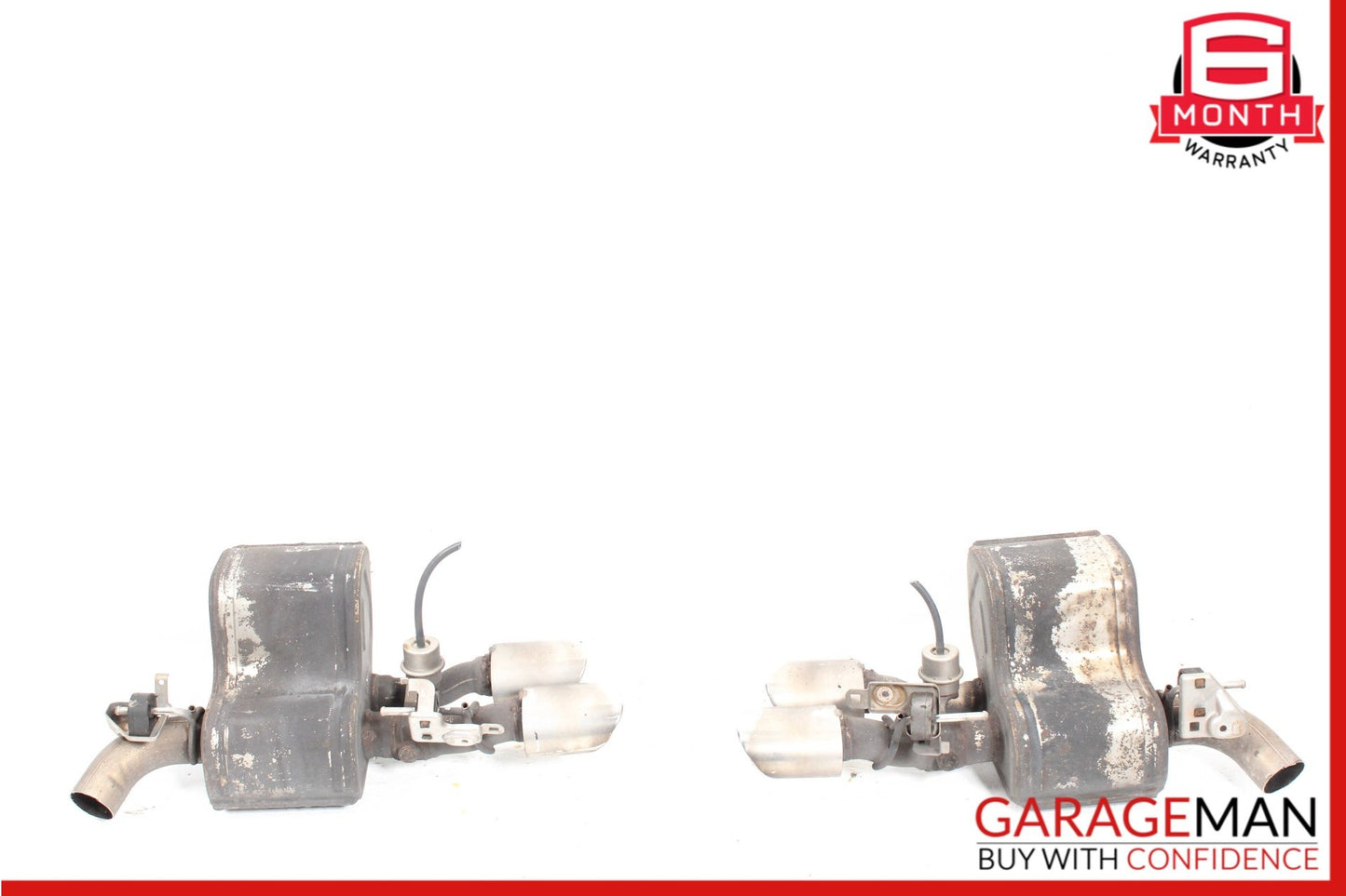 2014-2017 Maserati Quattroporte Exhaust Muffler Left and Right Side 670030852