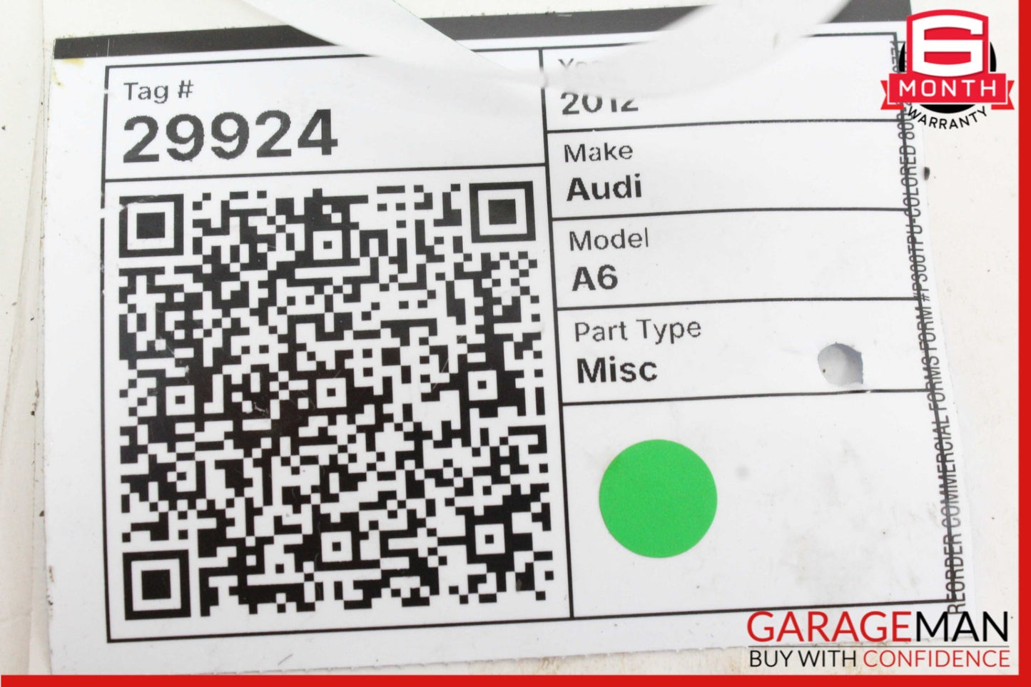 2012-2018 Audi A6 C7 Sedan Rear Left and Right Side Door Speaker 4G0035411
