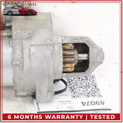 2013-2019 BMW 650i F06 Sedan Starter Motor 7612815 OEM