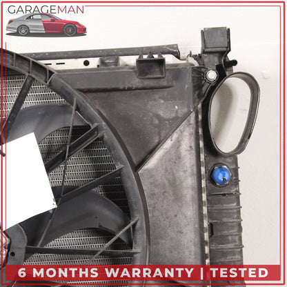2003-2006 Mercedes R230 SL500 Engine Cooling Radiator AC A/C Condenser Assy OEM
