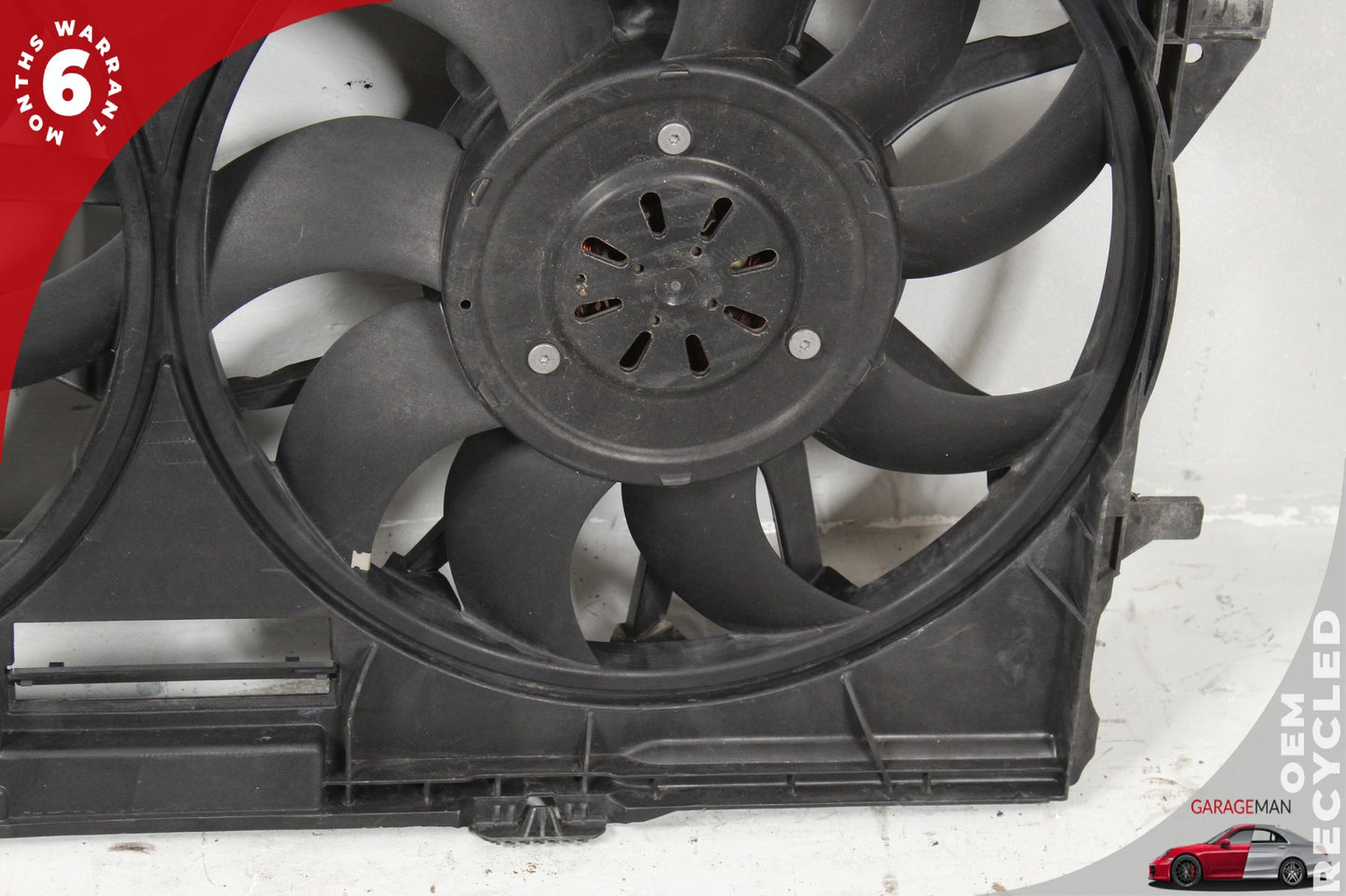 2012-2018 Audi A7 A6 Engine Radiator Cooling Fan Motor Assembly 4H0121003N OEM