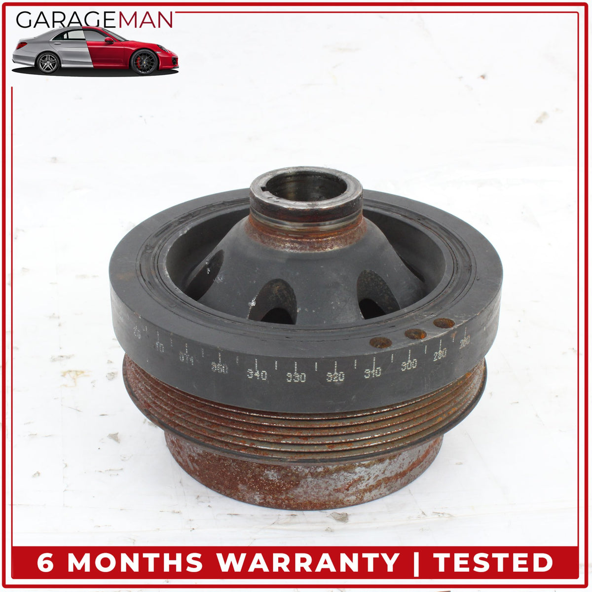 2003-2011 Mercedes W220 S55 AMG Engine Crankshaft Pulley Vibration Damper OEM