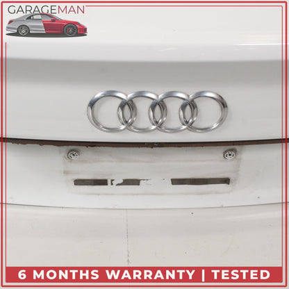 2015-2018 Audi A8 S8 Rear Tailgate Trunk Lid Panel Glacier White Metallic OEM
