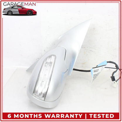 2004-2008 Mercedes R230 SL500 Right Door Rear View Mirror Silver Metallic OEM