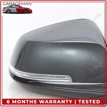 2014-2020 BMW 430i Front Right Side Door Rear View Mirror Gray Metallic OEM