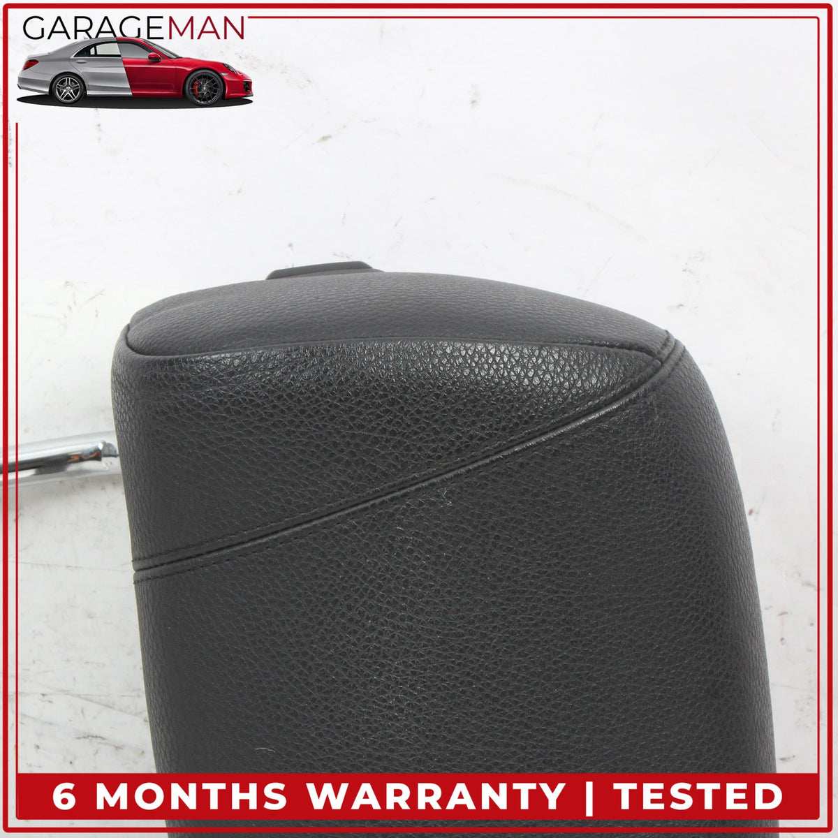 2012-2019 BMW 640i F12 Front Left and Right Side Seat Headrest Set Black OEM