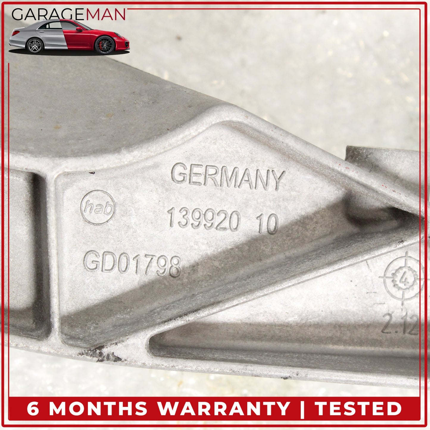 2023-2025 BMW X2 U10 AWD Rear Differential Carrier Support Bracket 6852896