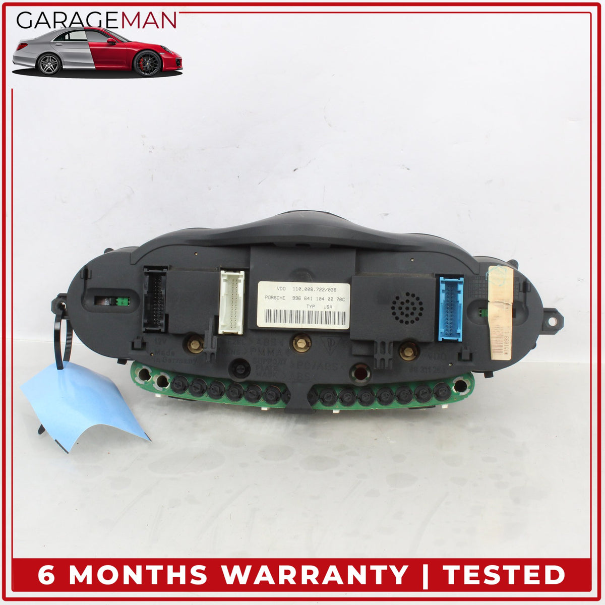 2000-2001 Porsche 911 Carrera 996 Speedometer Instrument Cluster 99664110402 OEM