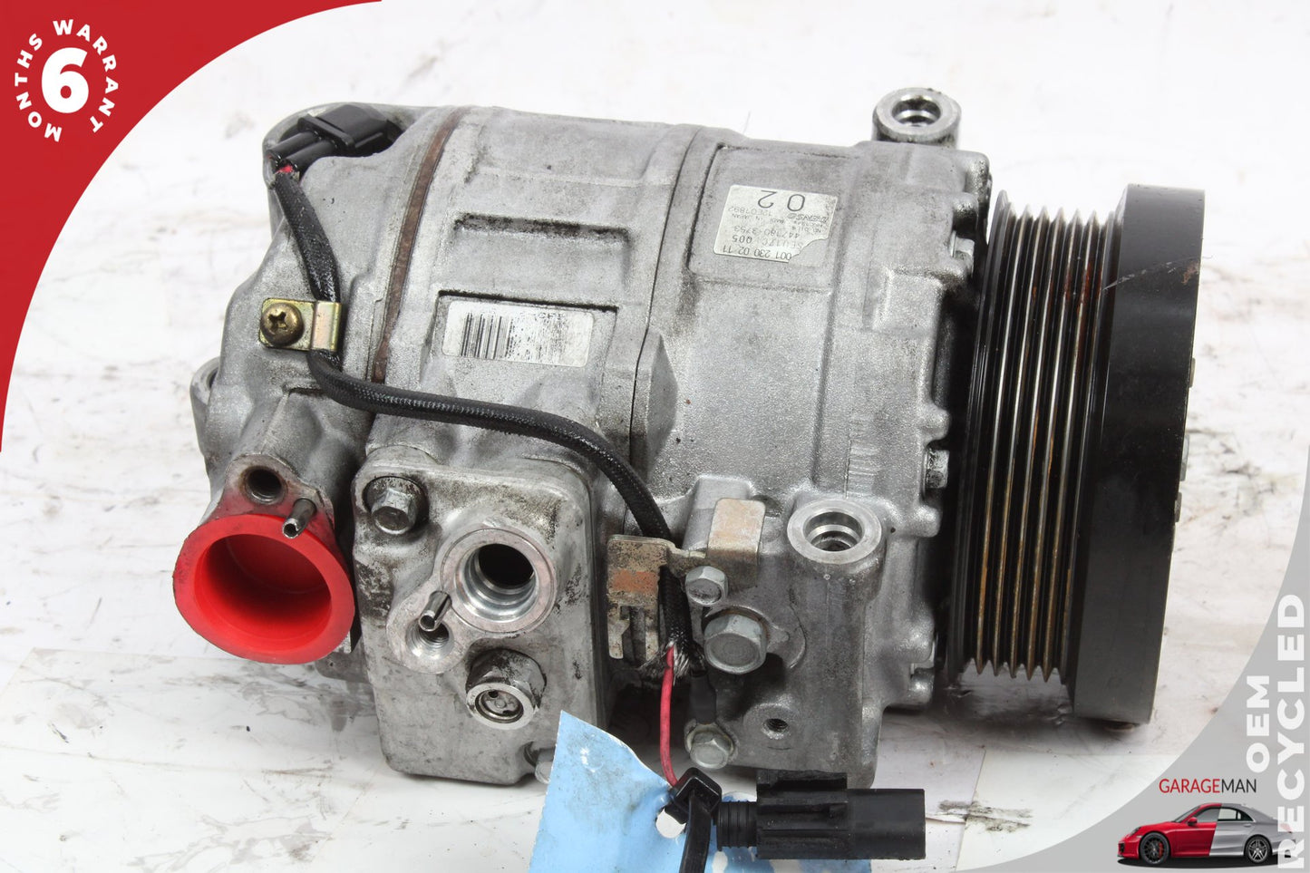 2003-2006 Mercedes-Benz SL500 R230 Convertible AC A/C Air Conditioning Compressor 0012300211 OEM