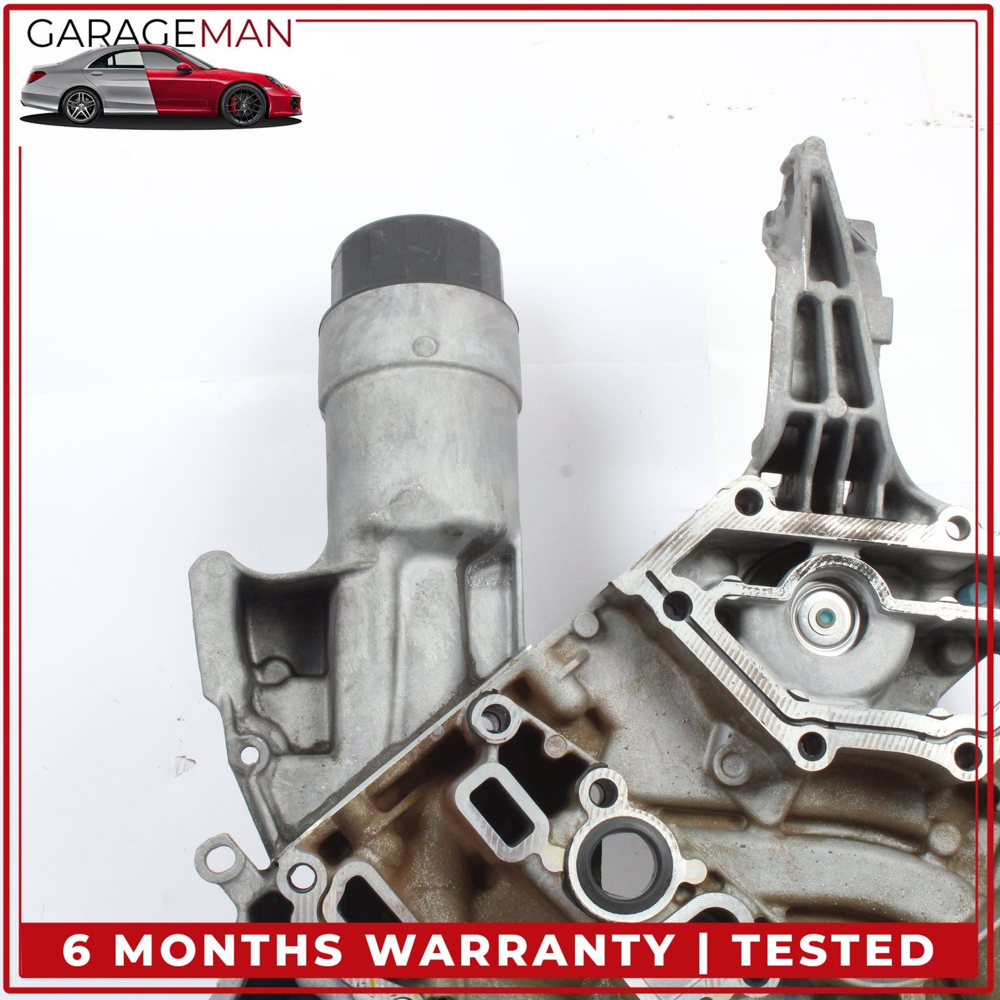 1998-2006 Mercedes W220 S430 Engine Timing Cover w/ Thermostat Housing OEM