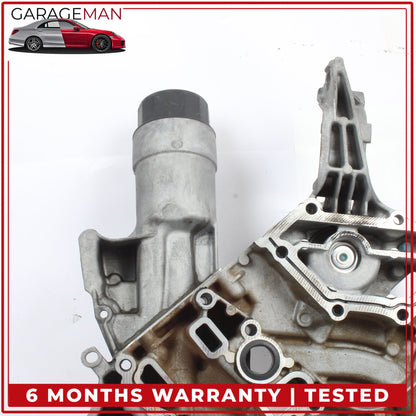 1998-2006 Mercedes W220 S430 Engine Timing Cover w/ Thermostat Housing OEM