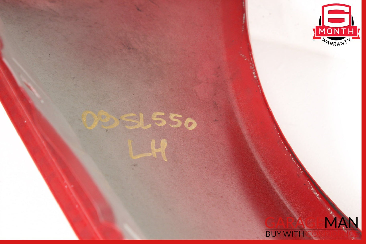 2009-2012 Mercedes R230 SL550 Front Left Side Fender Panel Red 2308800318 OEM