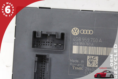 2012-2018 Audi A7 A6 Front Left Driver Side Seat Control Module 4G8959760A OEM