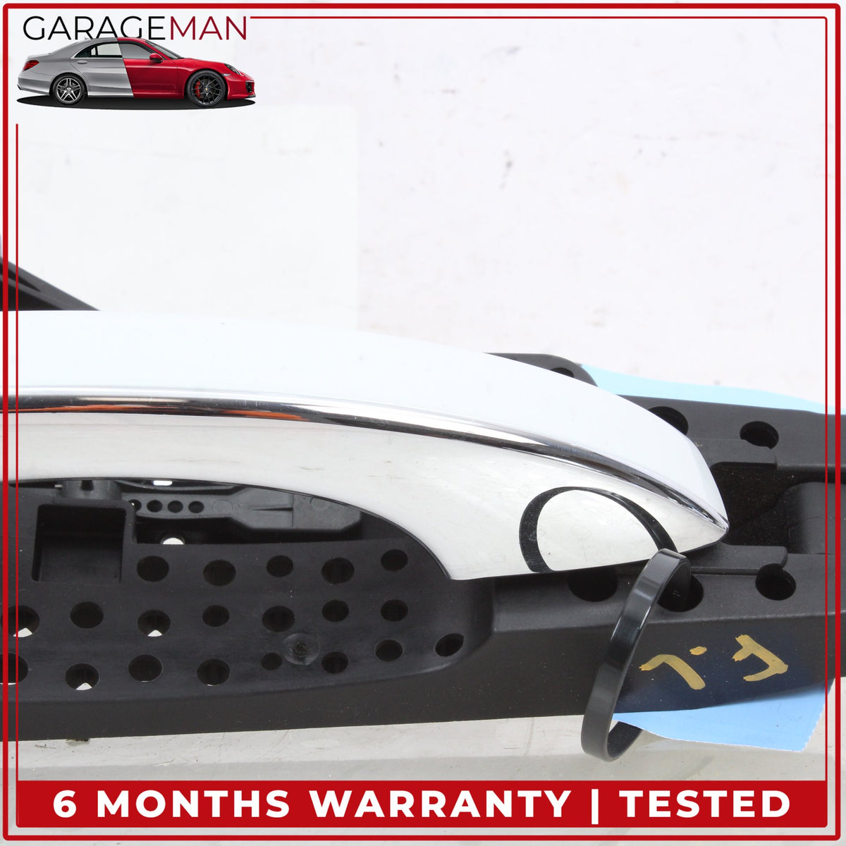 2011-2018 Audi A8 S8 Front Left Exterior Door Handle Glacier White Metallic OEM