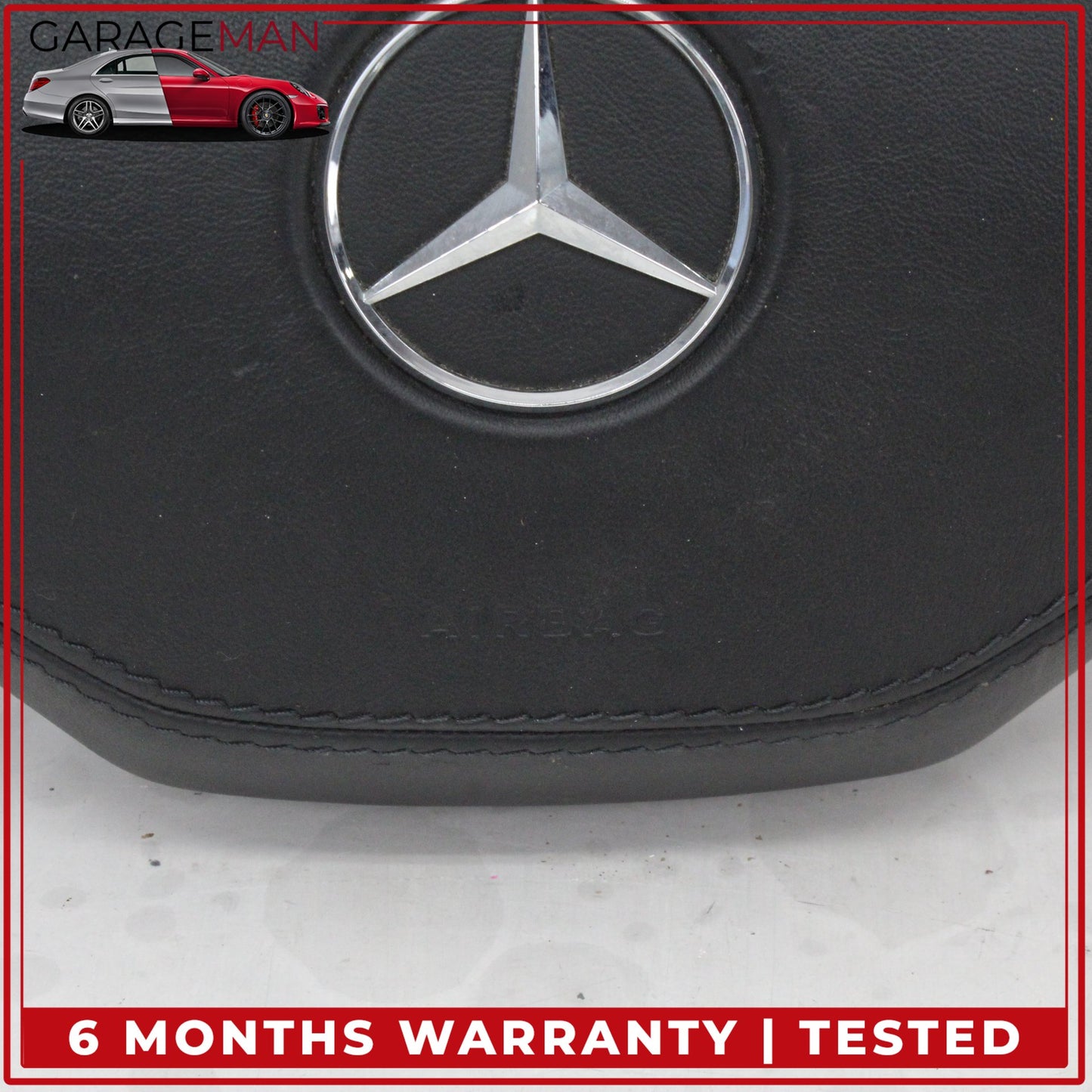 2010-2014 Mercedes W221 S400 Front Left Side Steering Wheel Airbag Black OEM
