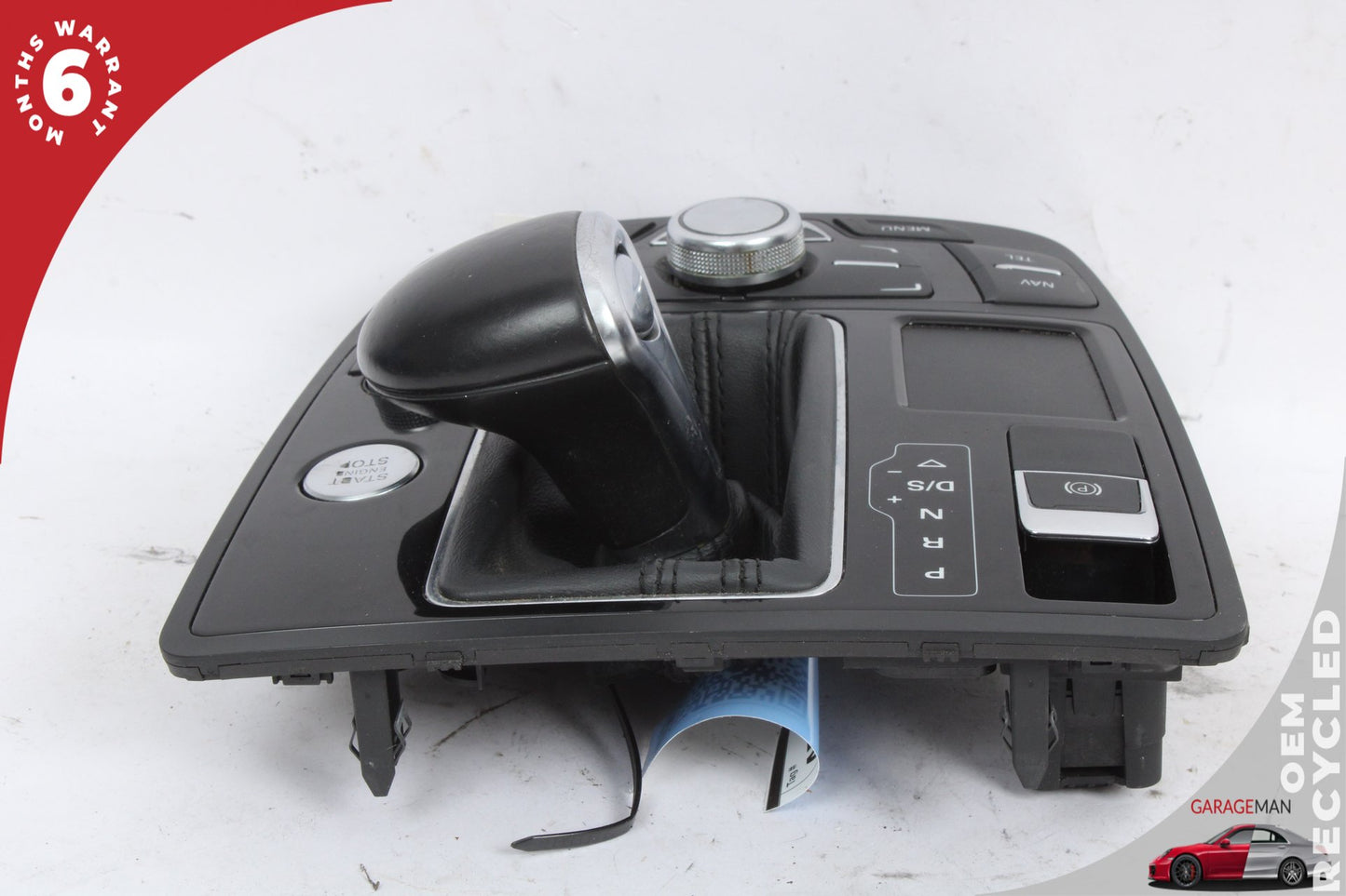 2012-2015 Audi A6 Front Center Console Switches w/ Trim &amp; Shifter Knob OEM