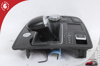 2012-2015 Audi A6 Front Center Console Switches w/ Trim &amp; Shifter Knob OEM