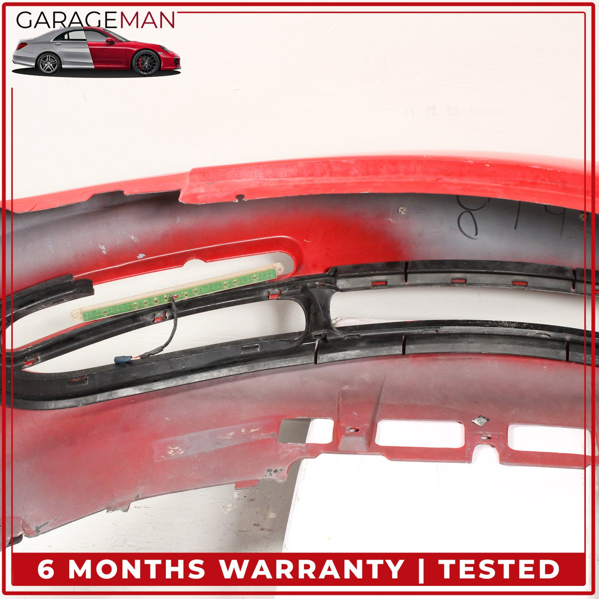1999-2001 Porsche 911 996 Convertible Front Bumper Cover Red 99650511102 OEM