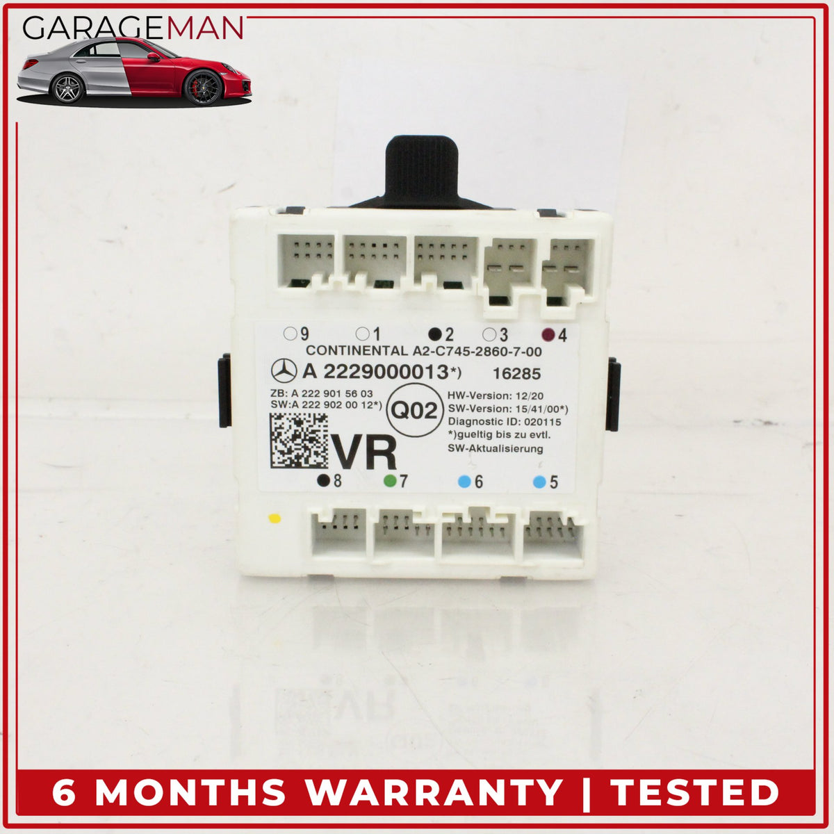 2014-2021 Mercedes W222 S550e Front Right Side Door Control Module Unit OEM