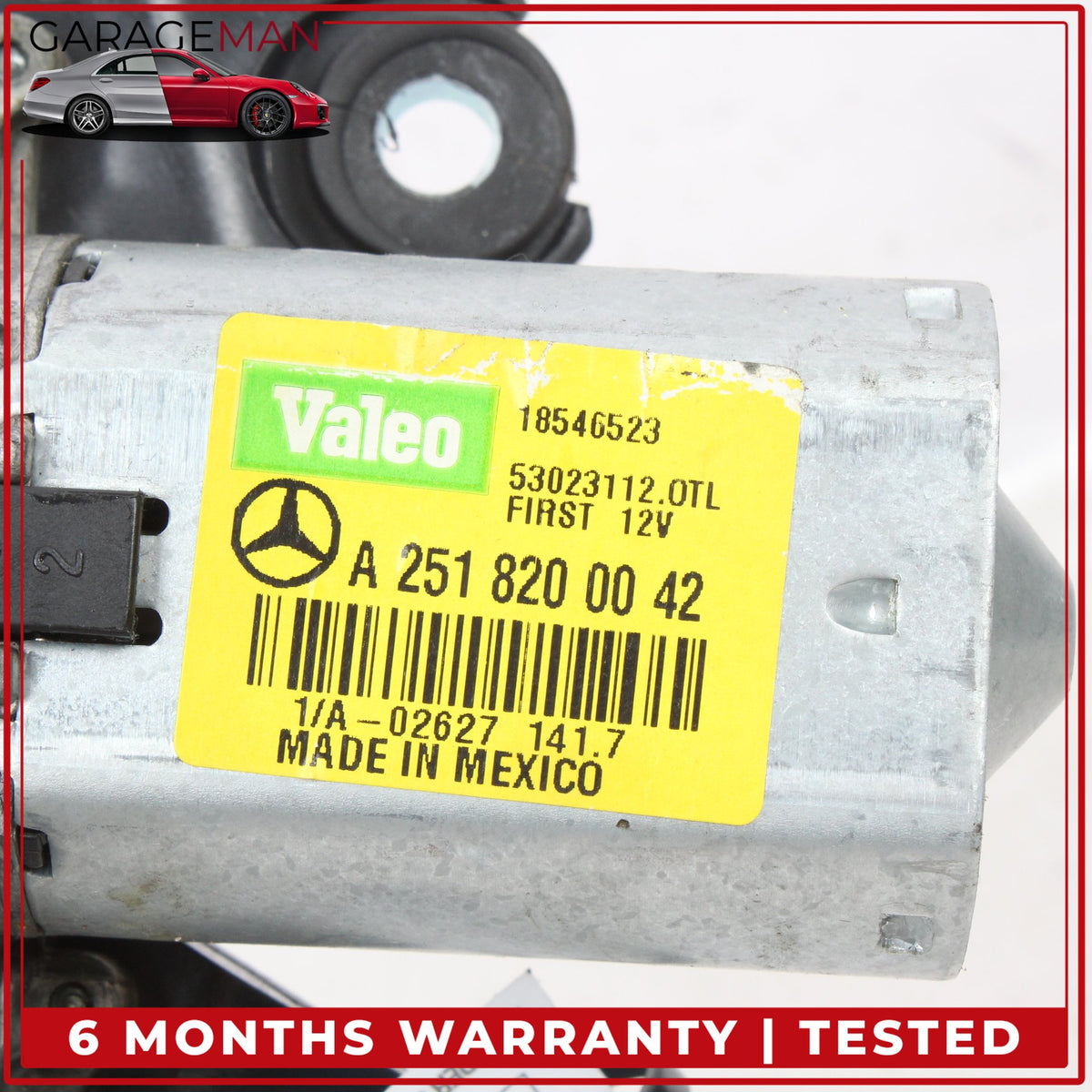 2006-2019 Mercedes W164 ML350 Rear Glass Windshield Wiper Motor 2518200042 OEM