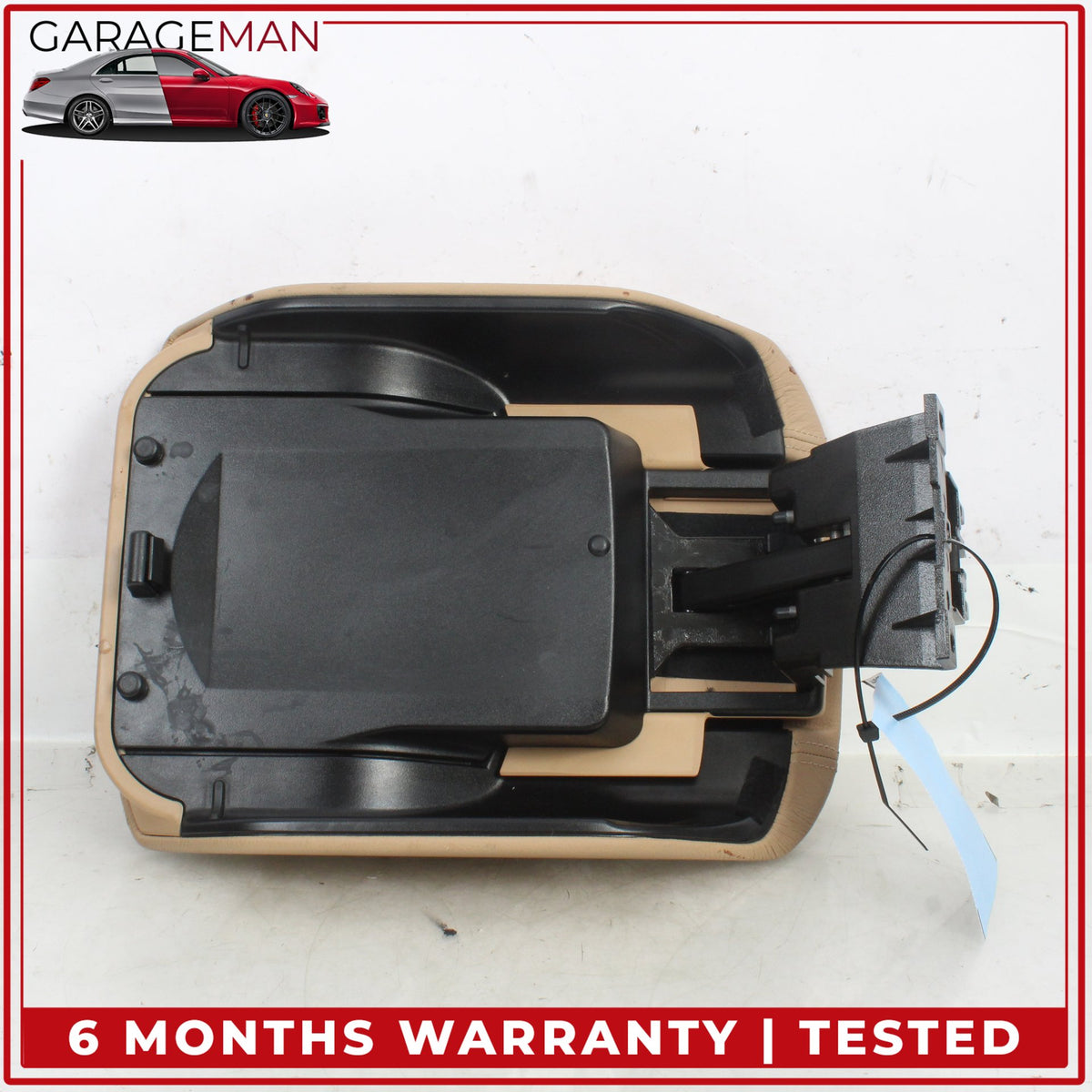 2011-2018 Porsche Cayenne 958 Front Center Console Armrest Lid Cover Beige OEM