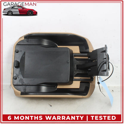 2011-2018 Porsche Cayenne 958 Front Center Console Armrest Lid Cover Beige OEM