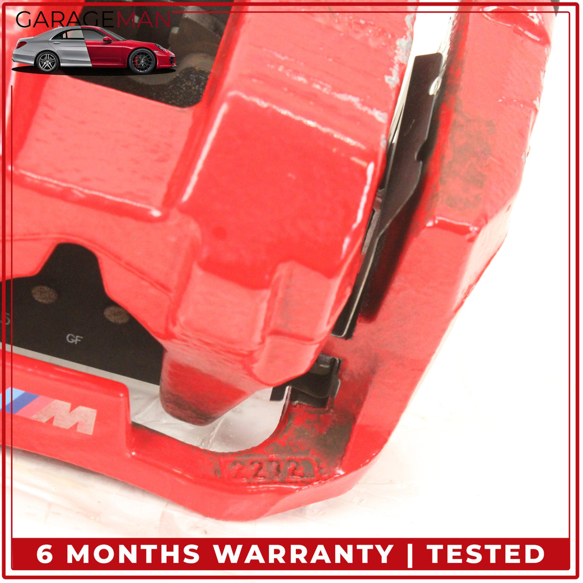 2021-2025 BMW M340i M440i Rear Left Driver Side Brake Caliper Red 8836849 OEM