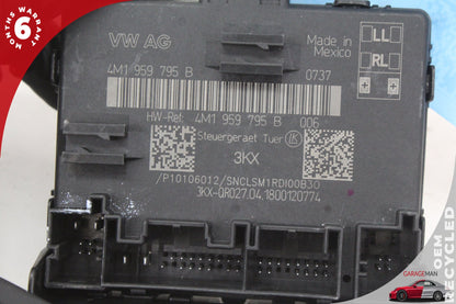 2018-2025 Audi Q5 Rear Left Driver Side Door Control Module Unit 4M1959795B OEM