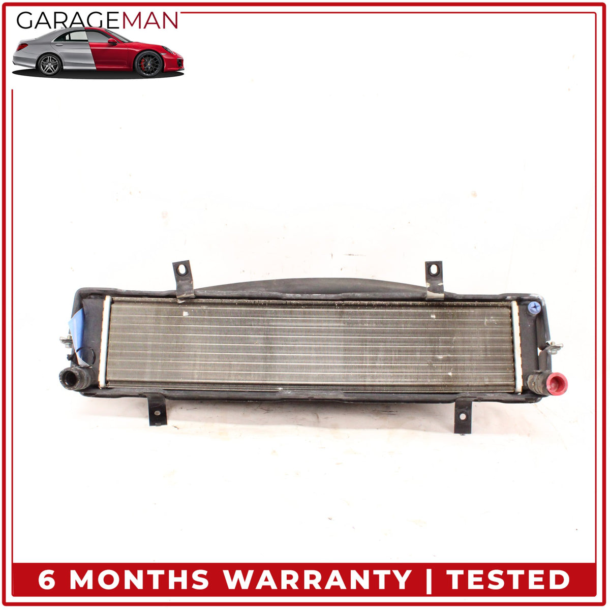 1997-2004 Porsche 911 Carrera Engine Cooling Center Radiator w/ Air Duct OEM