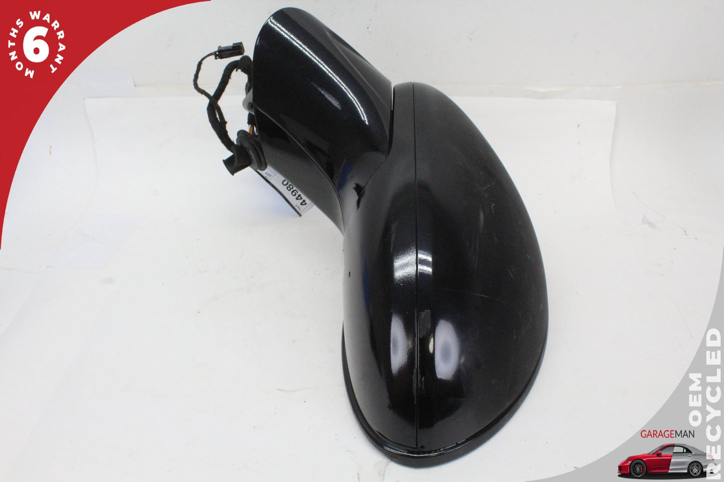 2011-2014 Porsche Cayenne 958 Front Left Side Door Rear View Mirror Black OEM