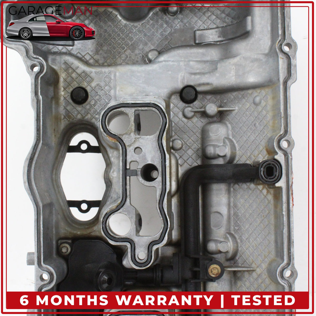 2013-2019 BMW 650i F06 Sedan Engine Left Side Cylinder Head Valve Cover 7636612 OEM