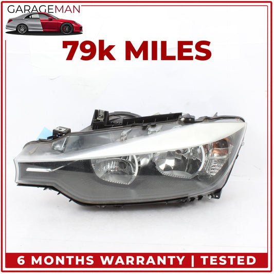 2012-2015 BMW 320i xDrive Front Left Side Halogen Head Light Lamp 7259549 OEM