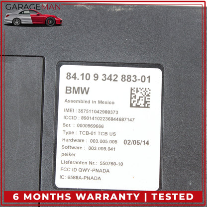 2012-2018 BMW 328i F30 Telematics Communication Control Module Unit 9297787 OEM