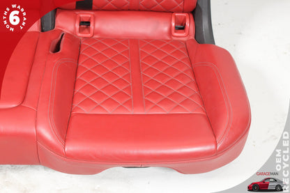 2018-2020 Audi SQ5 SUV Rear Left Driver Side Complete Seat Assembly Red OEM