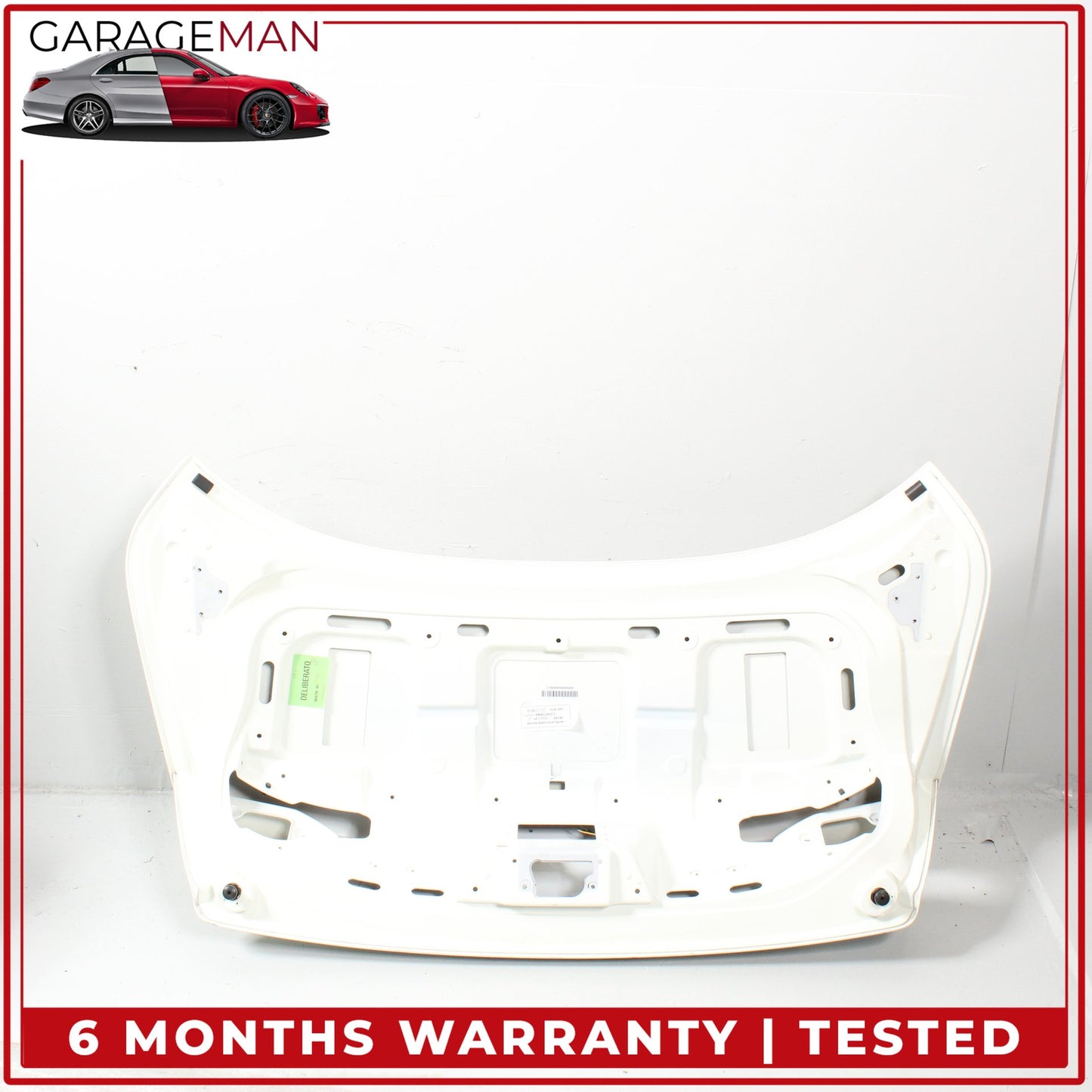 2008-2019 Maserati GranTurismo Coupe Trunk Lid Panel Assembly White 80085700 OEM