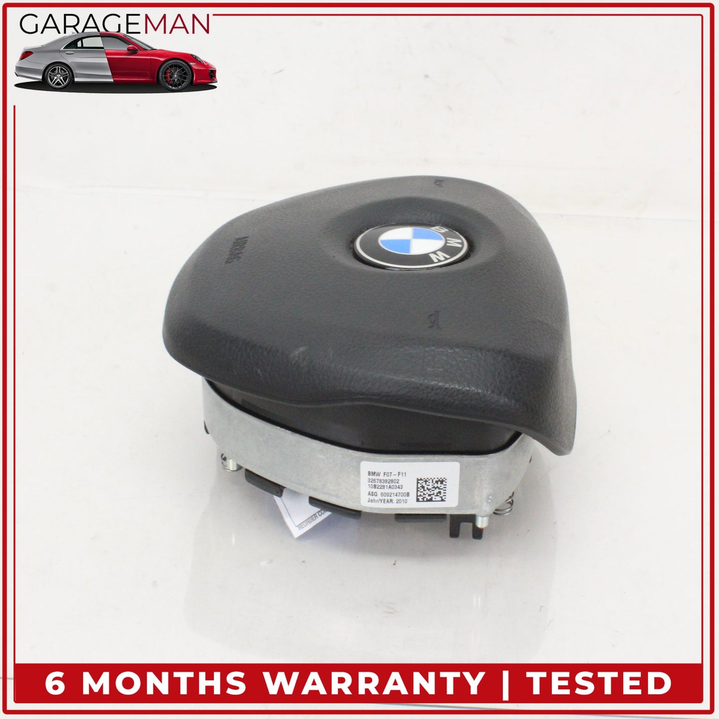 2011-2019 BMW 550i Front Left Driver Side Steering Wheel Airbag 6783828 OEM
