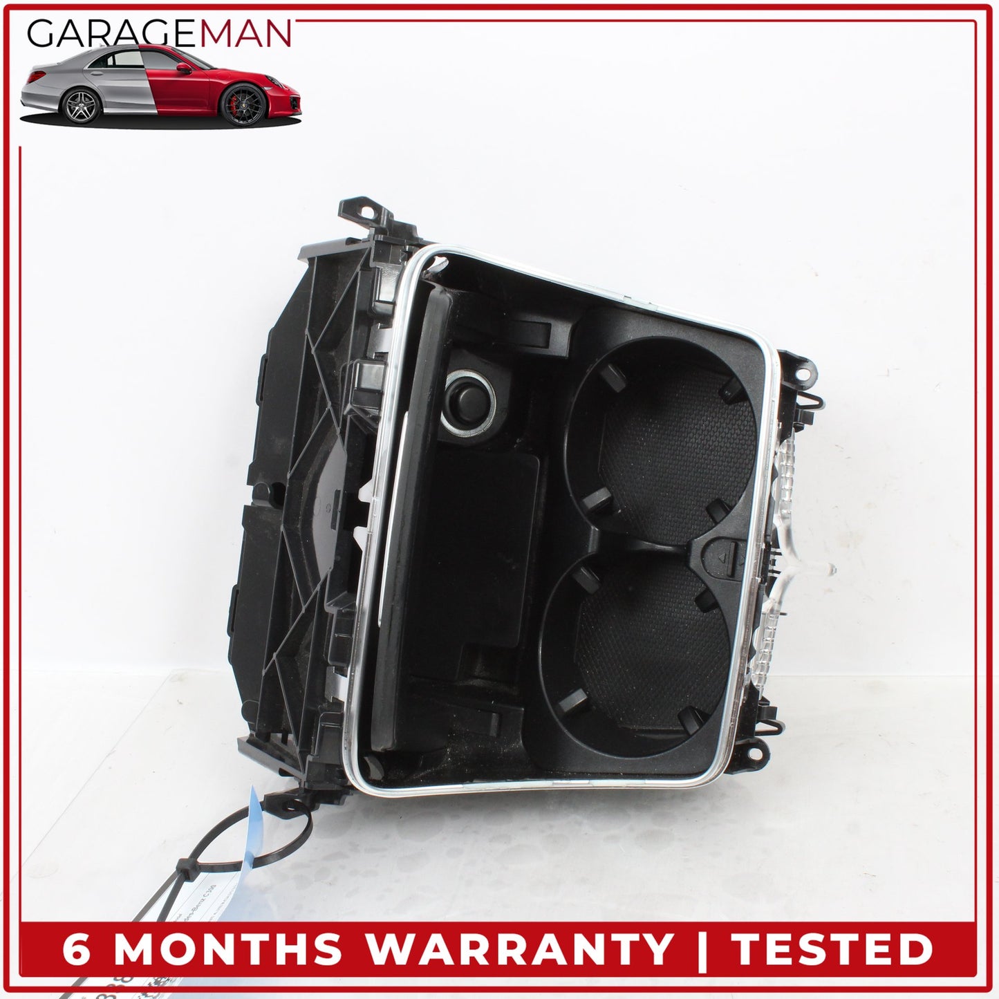 2015-2018 Mercedes W205 C300 Front Center Console Ashtray Compartment Black OEM