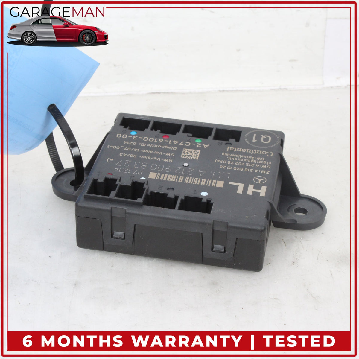 2008-2018 Mercedes W212 E400 Rear Left Side Door Control Module 2129008327 OEM