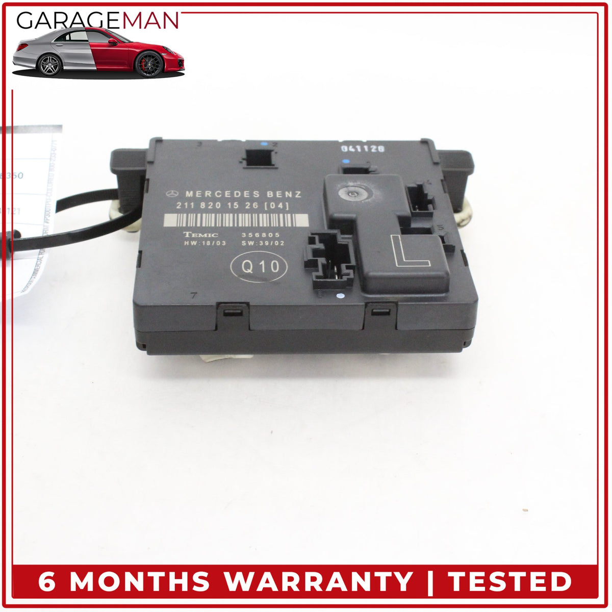 2003-2006 Mercedes-Benz E350 W211 Sedan Left Rear Door Control Module 2118201526 OEM