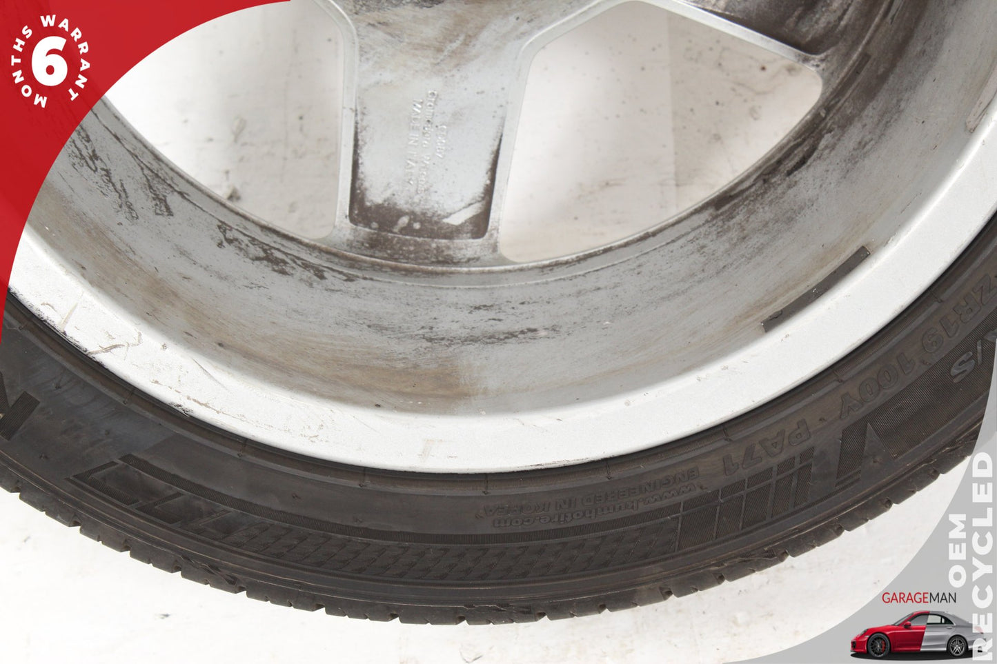 2007-2011 Mercedes W221 S550 S600 Front Wheel Rim w/ Tire 8.5JX19H2 ET43 OEM
